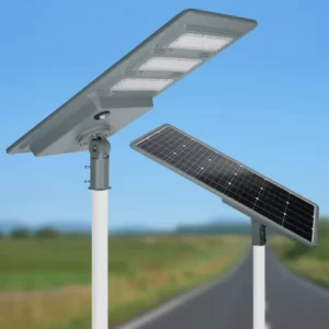 Engineering project integrated solar street light with unique and innovative design.